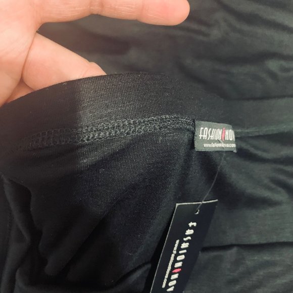 FashionNova Anna Dress Black Strapless Lightweight Dress Plus Size 2X NWT - Picture 4 of 4